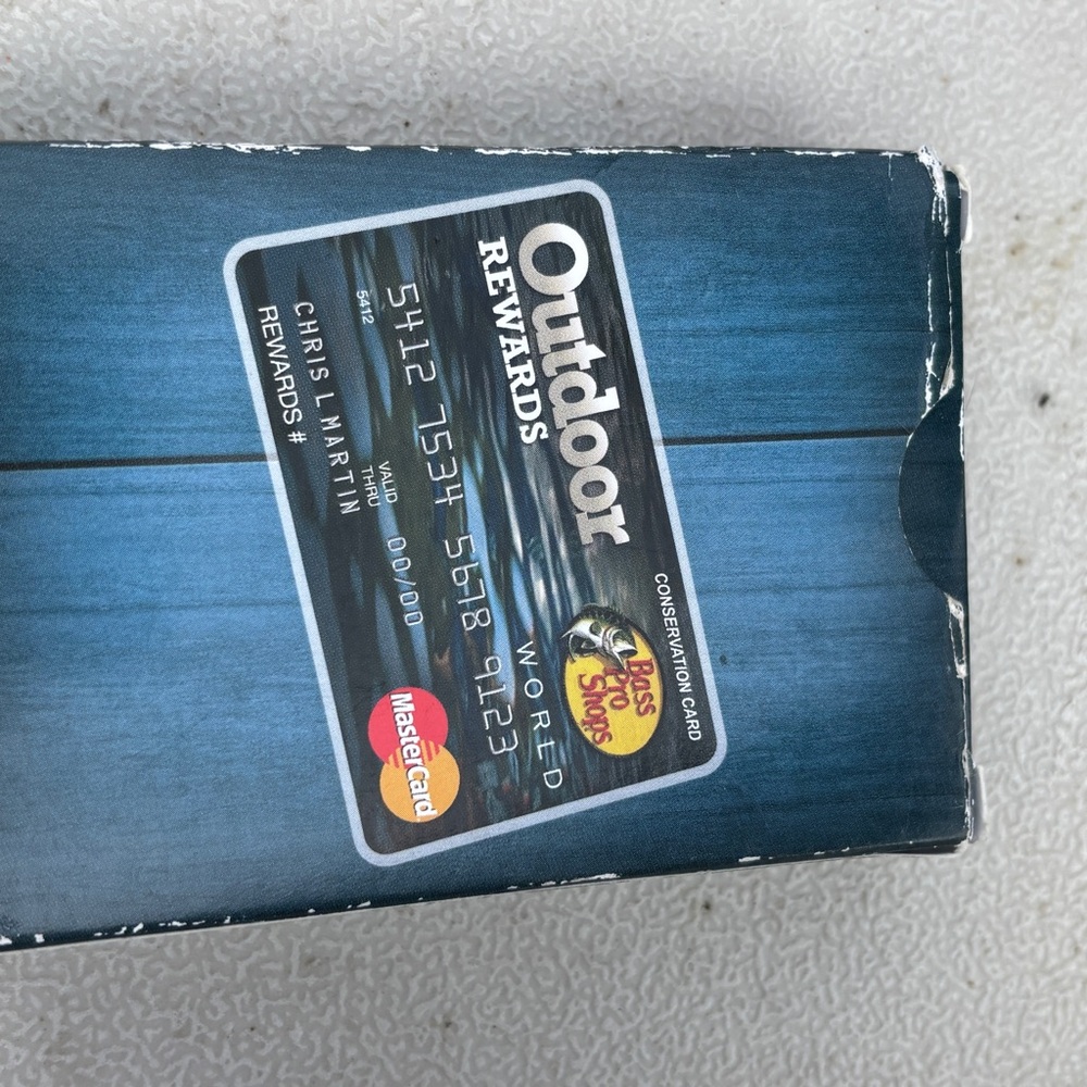 Bass Pro Shops Outdoor Rewards Card deck of cards- Blue